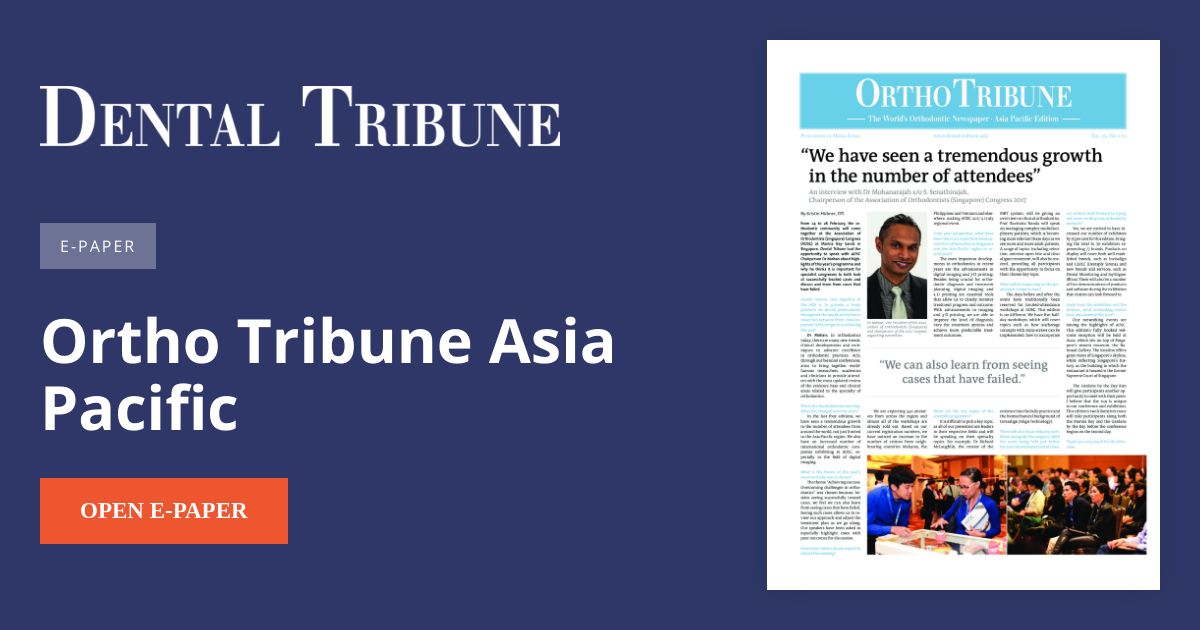 Dental Tribune E Paper Edition Ortho Tribune Asia Pacific